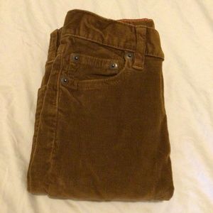 Boys Crewcuts Cognac Cords Sz 8
